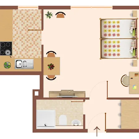 Vaz E01 Kueche, Tv, Netflix, Ca 15 Min Messe U Hbf إسن