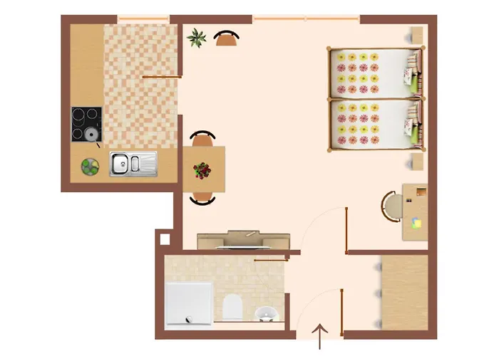 Vaz E01 Kueche, Tv, Netflix, Ca 15 Min Messe U Hbf אסן